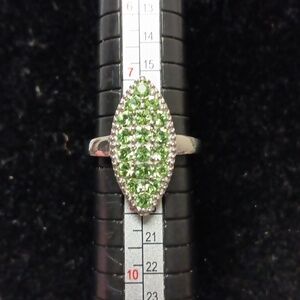 J Francis Embellished with Peridot Color Crystal by Swarovski Celestial Fern